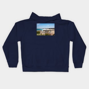 Newquay Harbour And Towan Beach Kids Hoodie